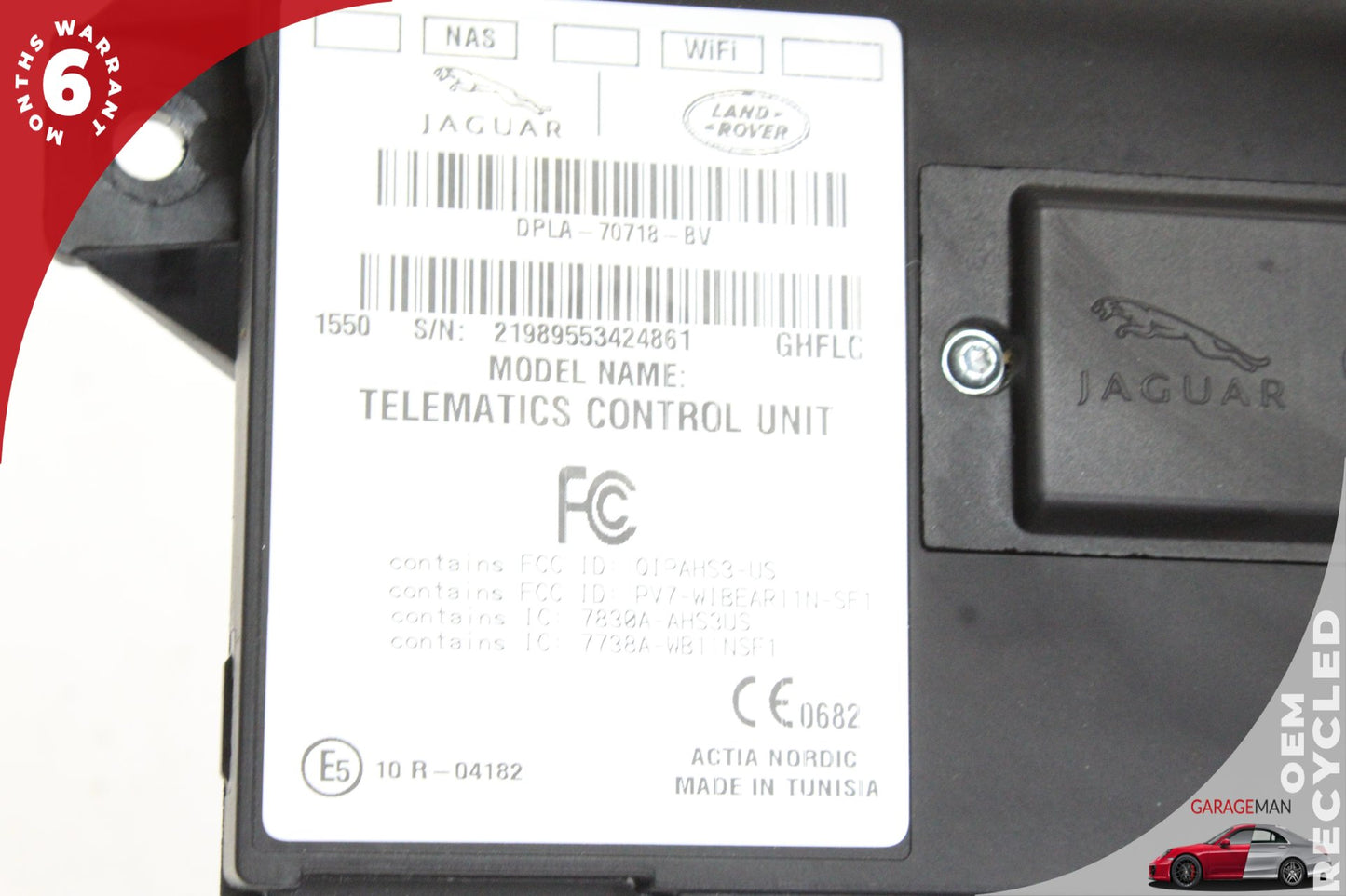 2016-2020 Jaguar XF X260 Telematics Communication Control Module DPLA70718BV OEM