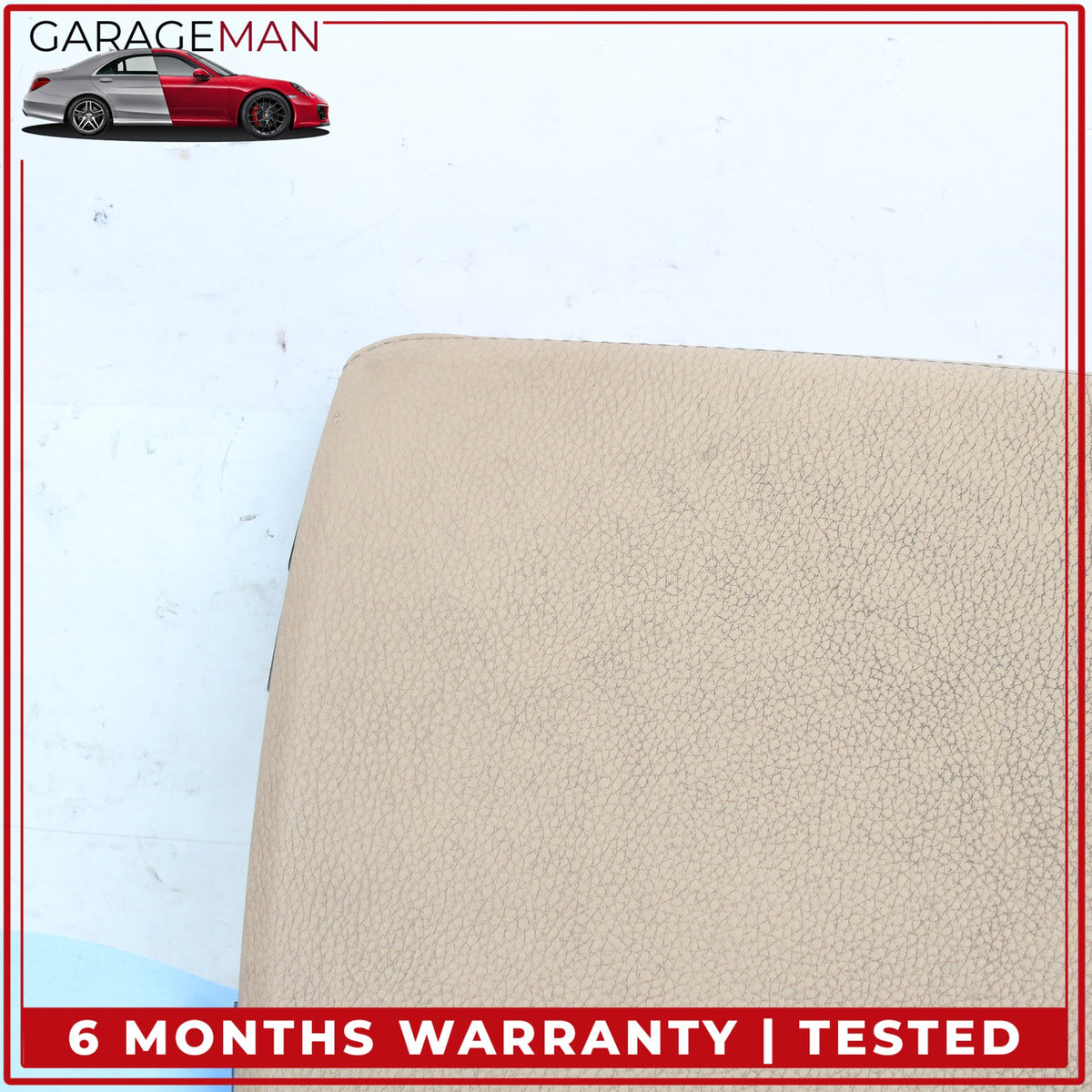 2010-2016 Porsche Panamera 970 Front Center Console Armrest Lid Cover Beige OEM