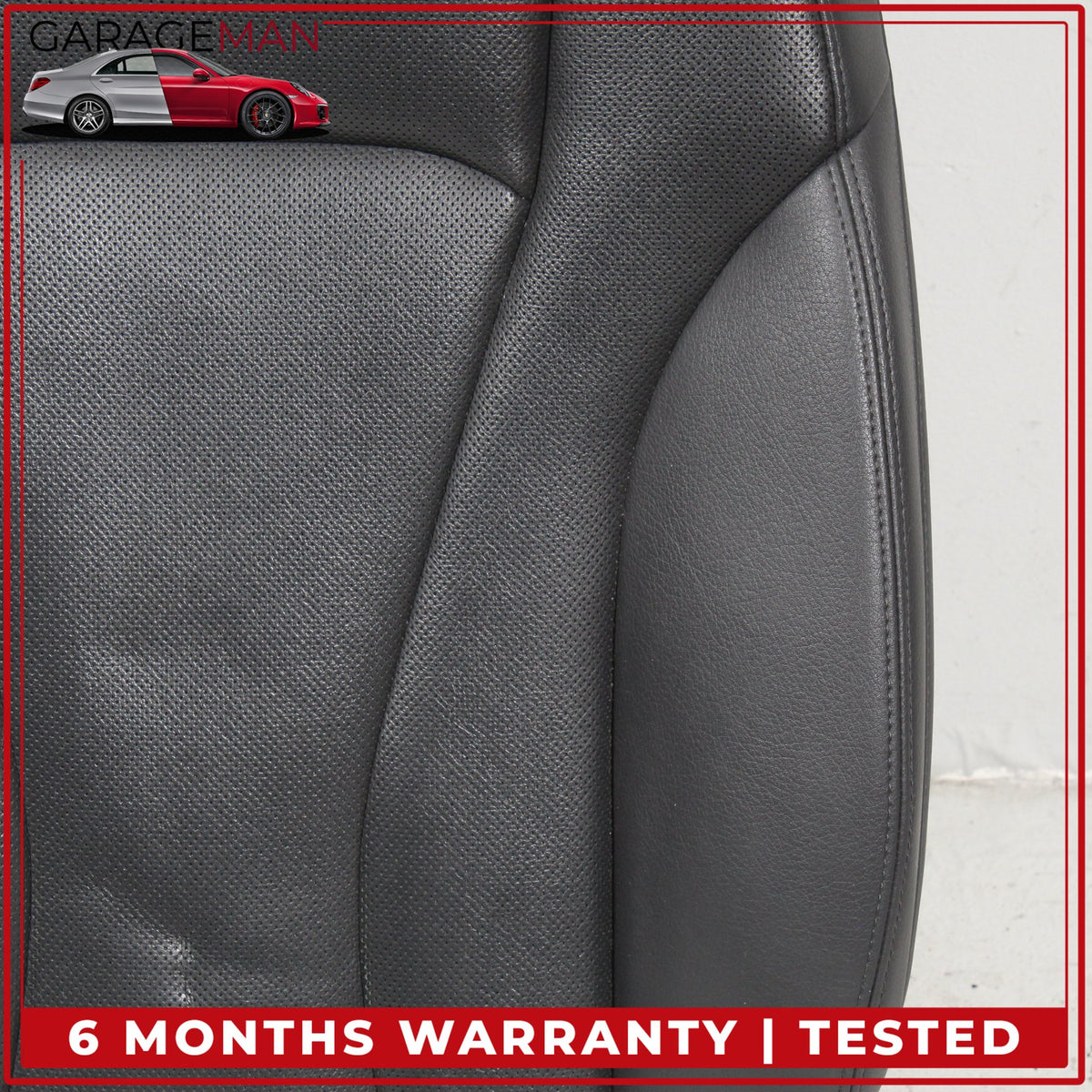 2017-2024 Audi Q7 SUV Front Left Side Top Upper Seat Cushion Leather Black OEM