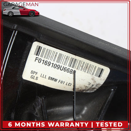 2013-2015 BMW 740i F01 Front Left Side Door Rear View Mirror Silver Mettalic OEM