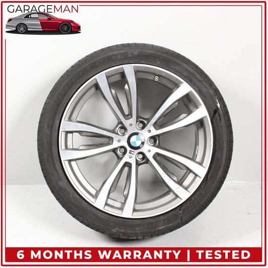 2014-2019 BMW X5 X6 Front Wheel Rim w/ Bridgestone Tire 10JX20H2ET40 7846790 OEM