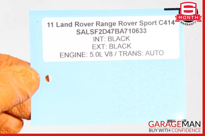 2010-2013 Land Rover Range Rover Sport Front Left Side Fender Panel Black OEM