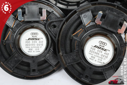2012-2018 Audi A6 Sedan Front/Rear Left and Right Side Audio Speakers Set of 12