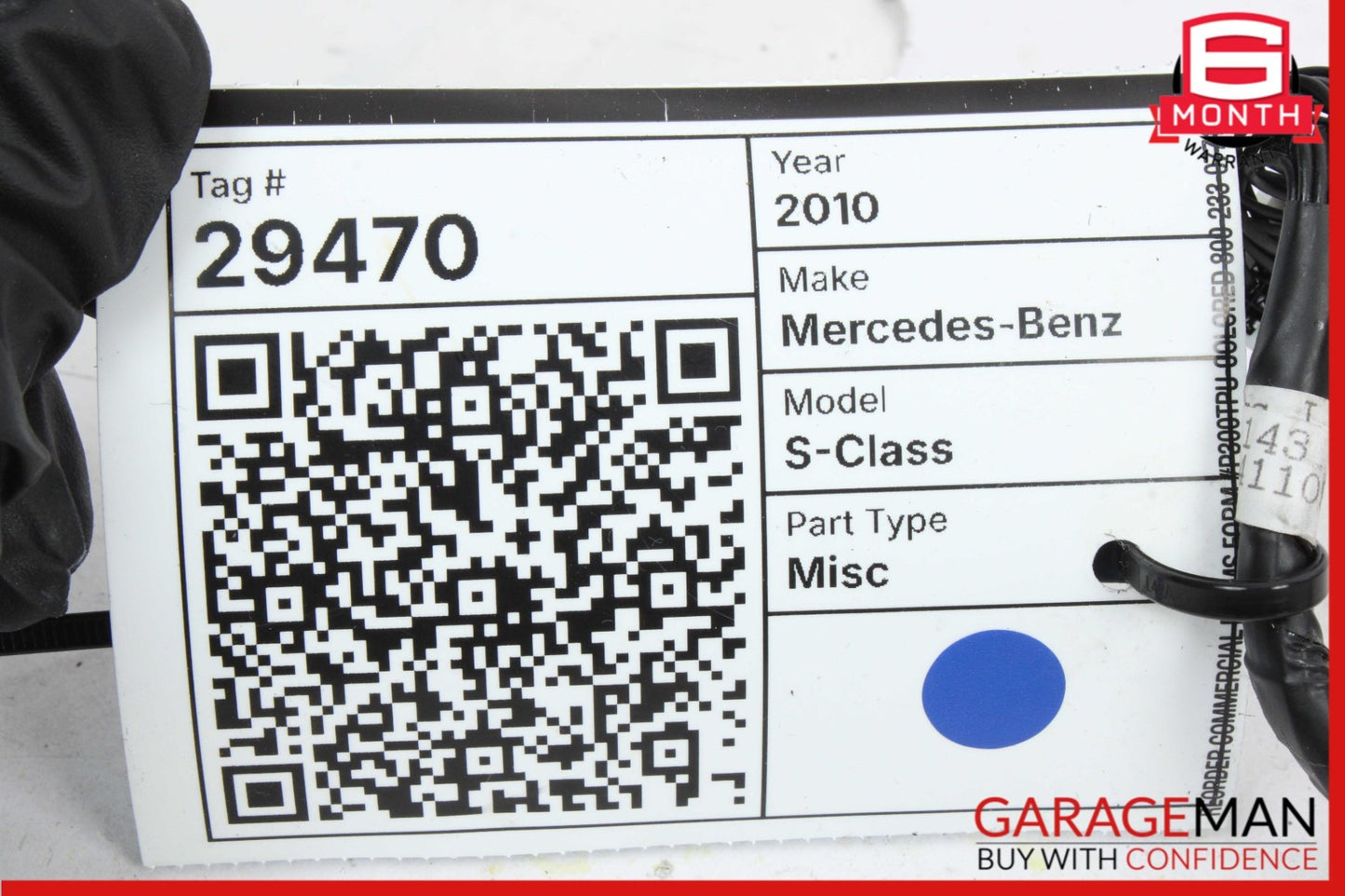 2010-2013 Mercedes-Benz S550 W221 Rear View Door Mirror Left Driver OEM