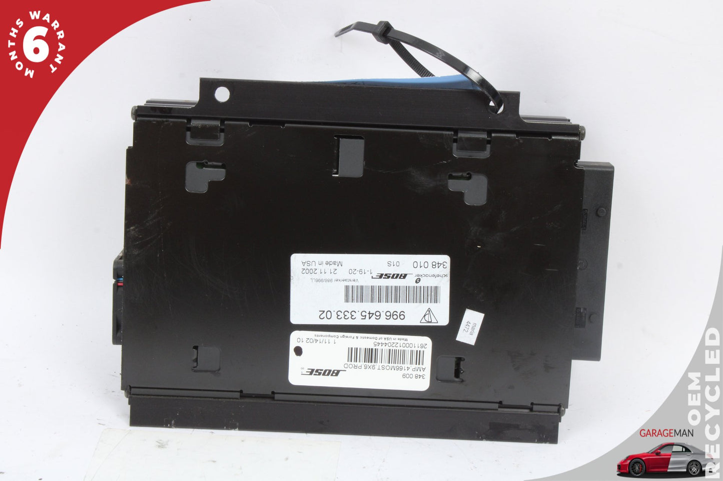 2003-2004 Porsche 911 996 Boxster 986 Audio Amplifier AMP Bose 99664533302 OEM