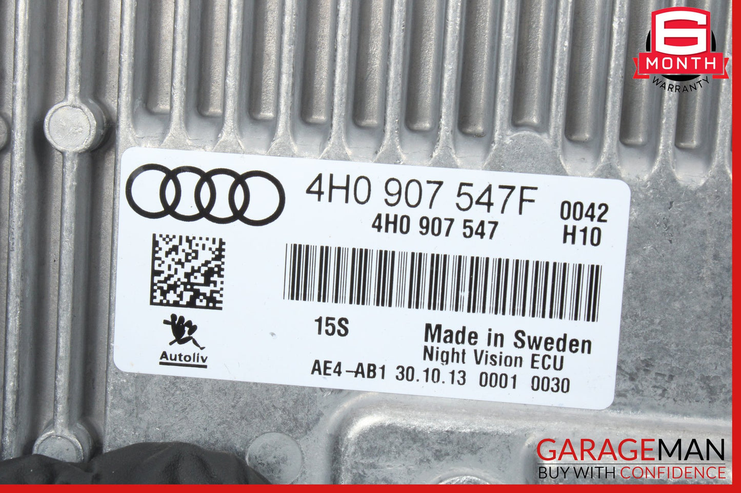 2012-2015 Audi S7 Night Vision Driver Assist Control Module 4H0907547F OEM