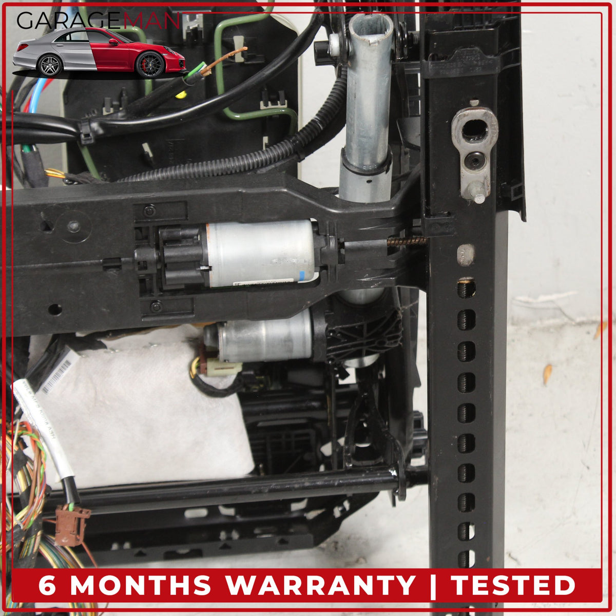 2009-2013 BMW 550i F07 Front Right Side Seat Track Frame Rail w/ Motors OEM