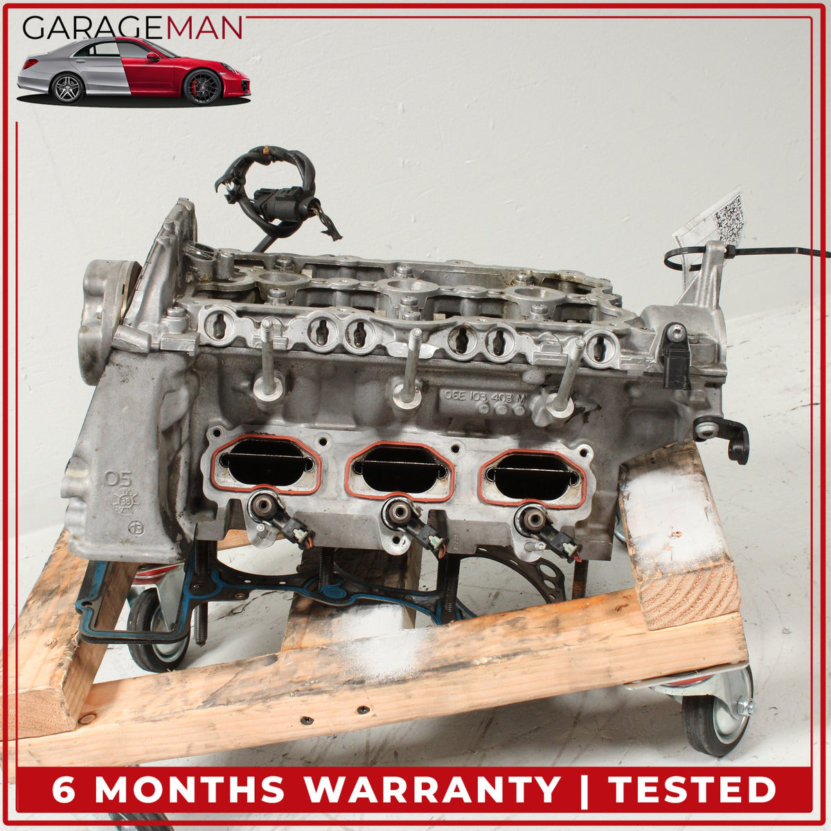 2010-2018 Audi A6 A7 Q5 VW Touareg 3.0L Left Side Cylinder Head 06E103403M OEM
