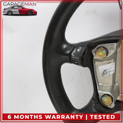 1998-2001 Porsche 911 Carrera 996 Steering Wheel Leather Black 99334780464 OEM