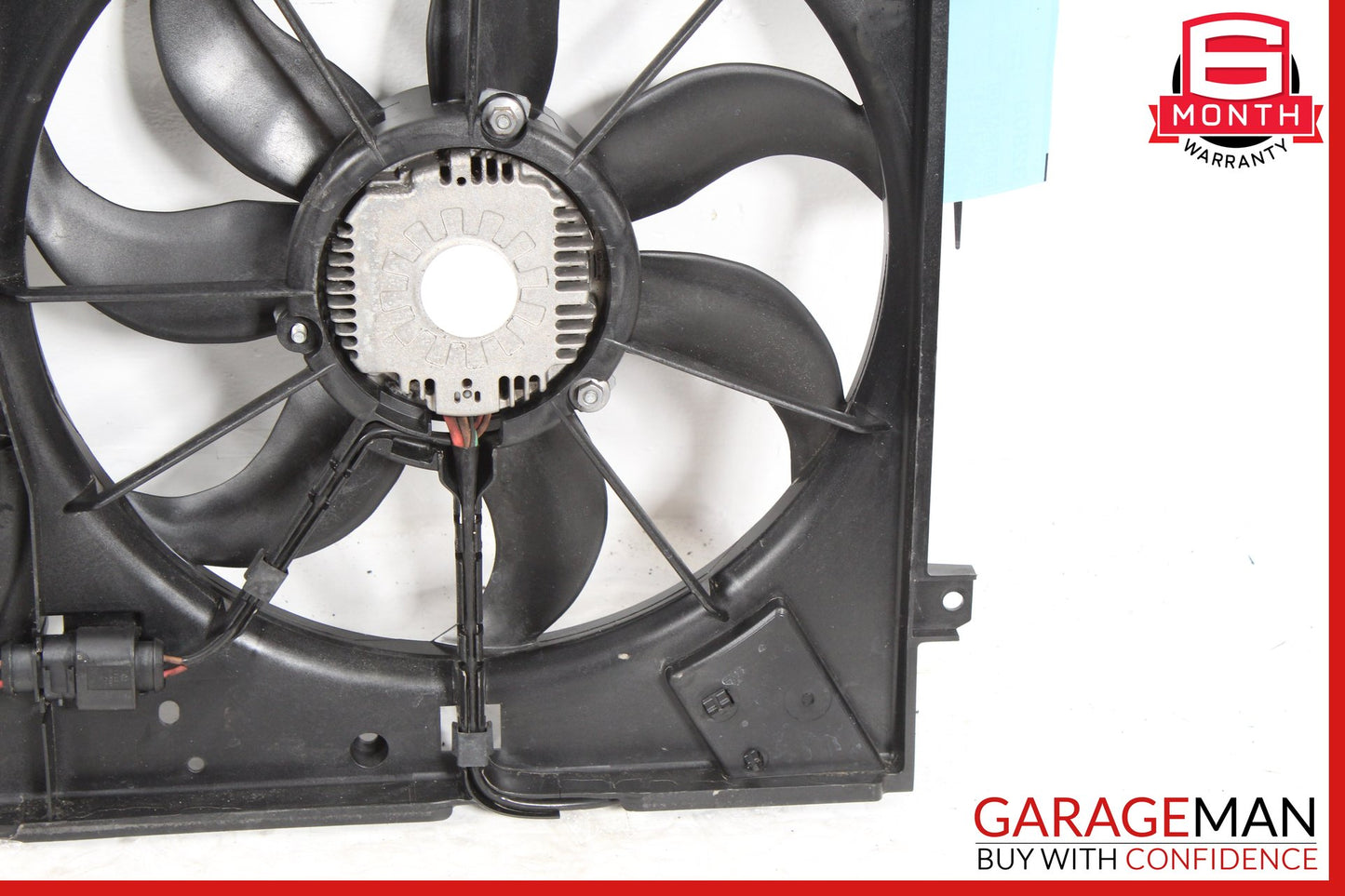 2008-2015 Audi TT 8J Engine Cooling Dual Fan Motor Shroud 1K0121223 OEM