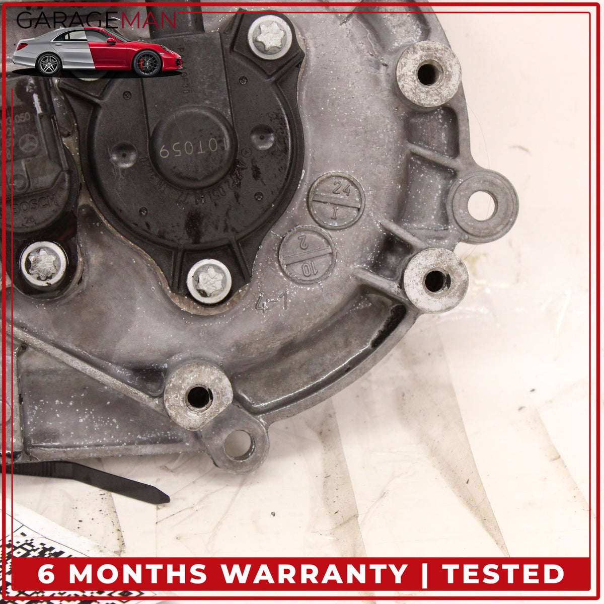 2005-2013 Mercedes W221 S550 Front Left Timing Chain Cover Plate 2720150201 OEM