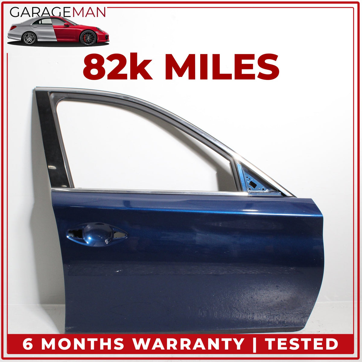 2014-2024 Infiniti Q50 V37 Front Right Side Door Shell Blue H010M4GAMA OEM