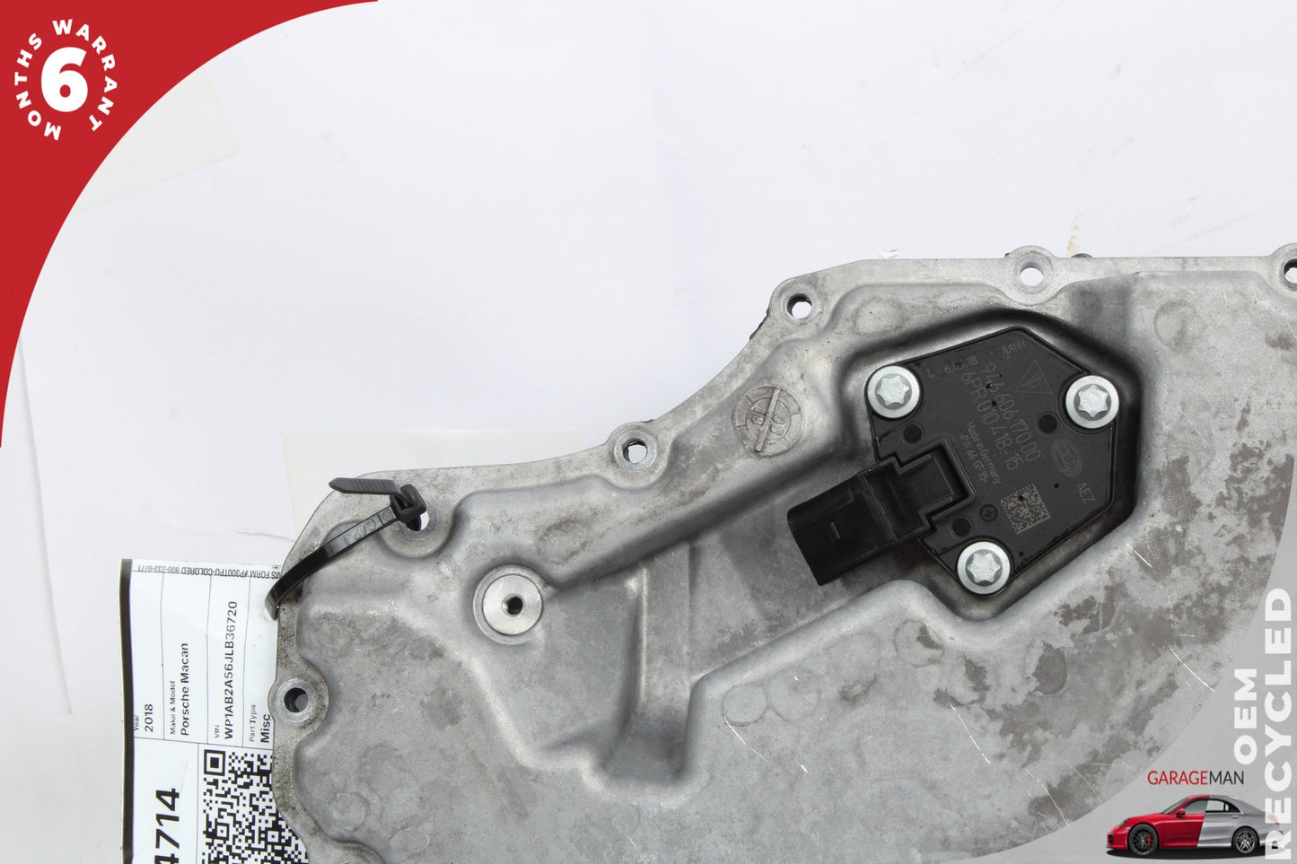 2015-2018 Porsche Macan 95B 3.0L Engine Lower Oil Pan w/ Sensor 94610701531 OEM