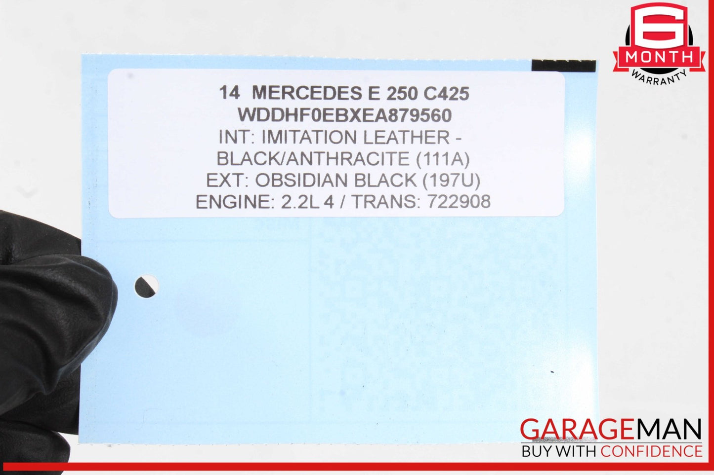 2011-2016 Mercedes-Benz E250 W212 Sedan Intercooler Radiator 2045000200 OEM