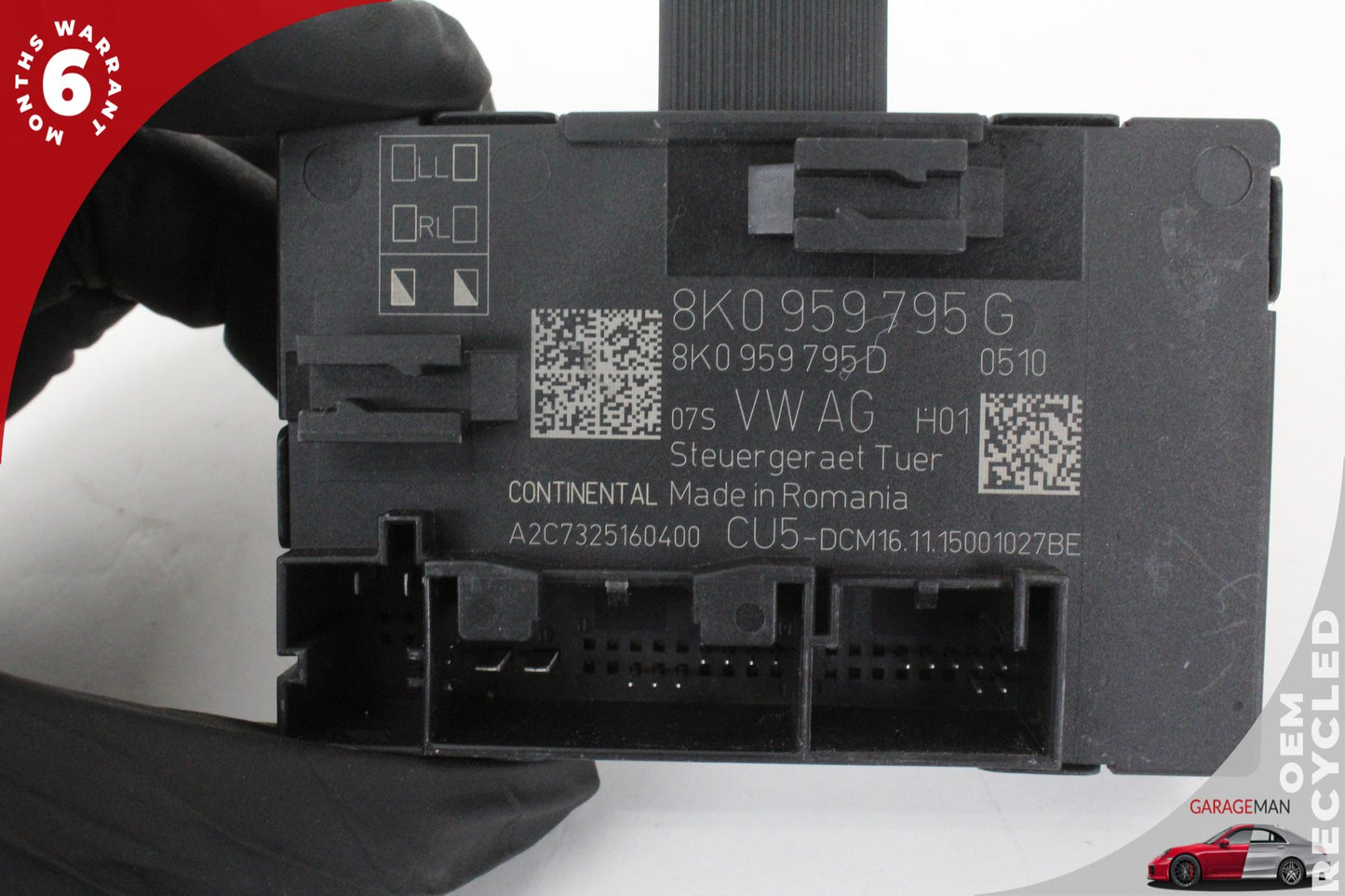 13-17 Audi Q5 SQ5 Rear Left Driver Side Door Control Module Unit 8K0959795G