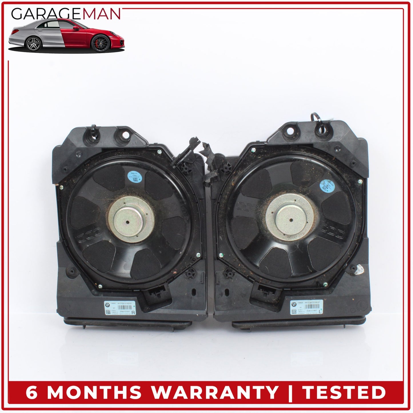 2012-2020 BMW 428i F36 Front Left and Right Side Subwoofer Speaker Set of 2 OEM
