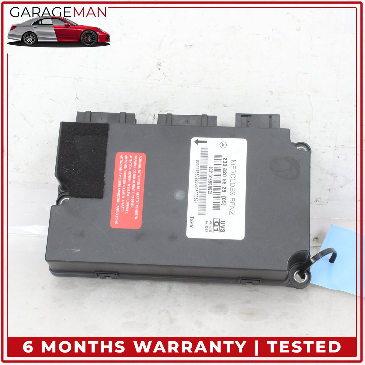 2003-2008 Mercedes R230 SL500 Convertible Top Roof Control Module 2308205526 OEM