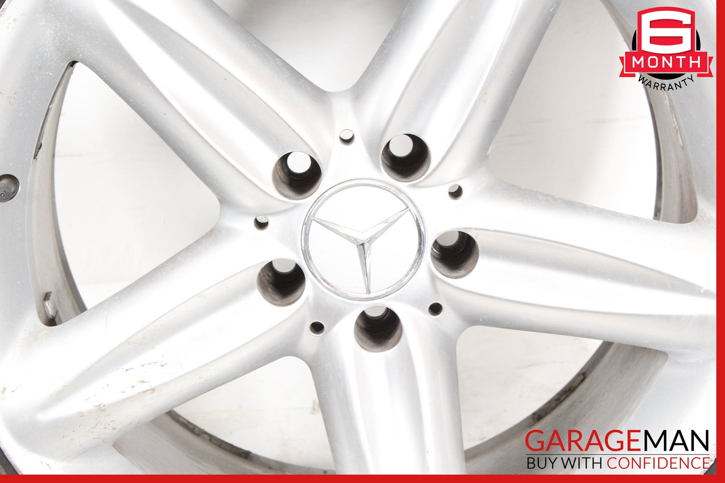 2003-2006 Mercedes R230 SL500 5 Spoke Rear Wheel Rim w/ Tire 9.5JX18H2 ET40 OEM