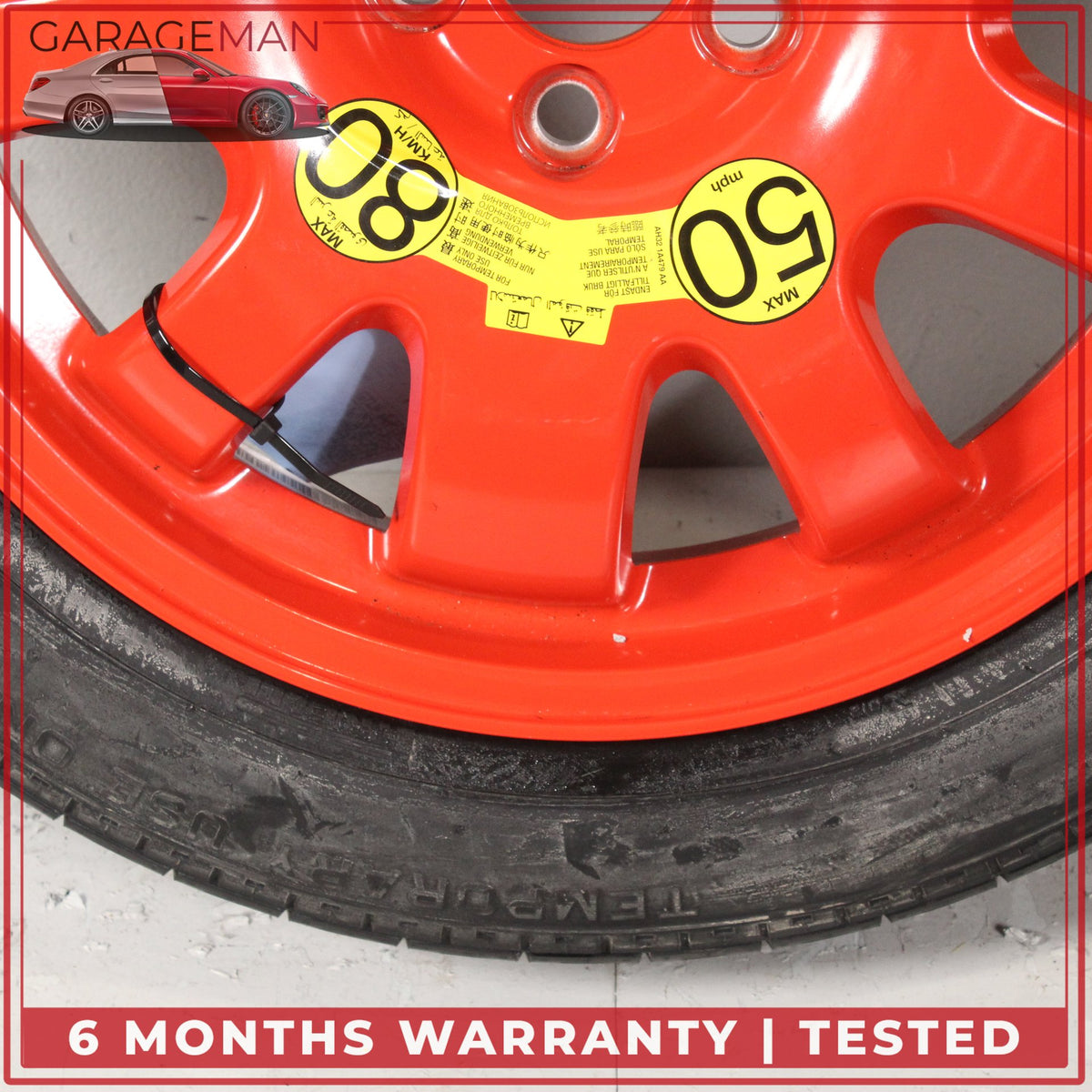 2004-2021 Jaguar XF X250 Emergency Spare Tire Wheel Donut Rim 2R831007RA OEM