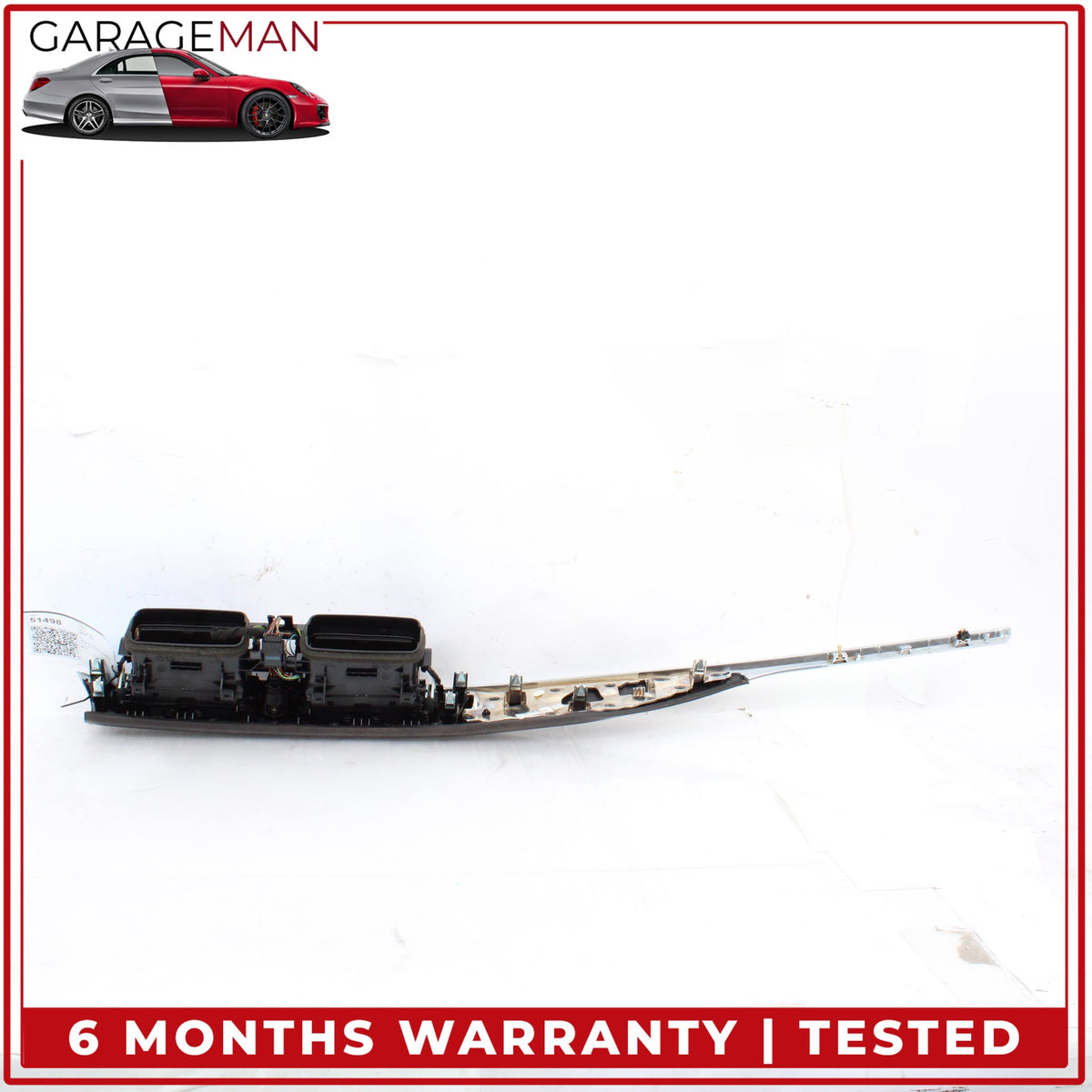 2012-2020 BMW 328i Front Dash Center AC A/C Air Vent Panel w/ Hazard Light OEM