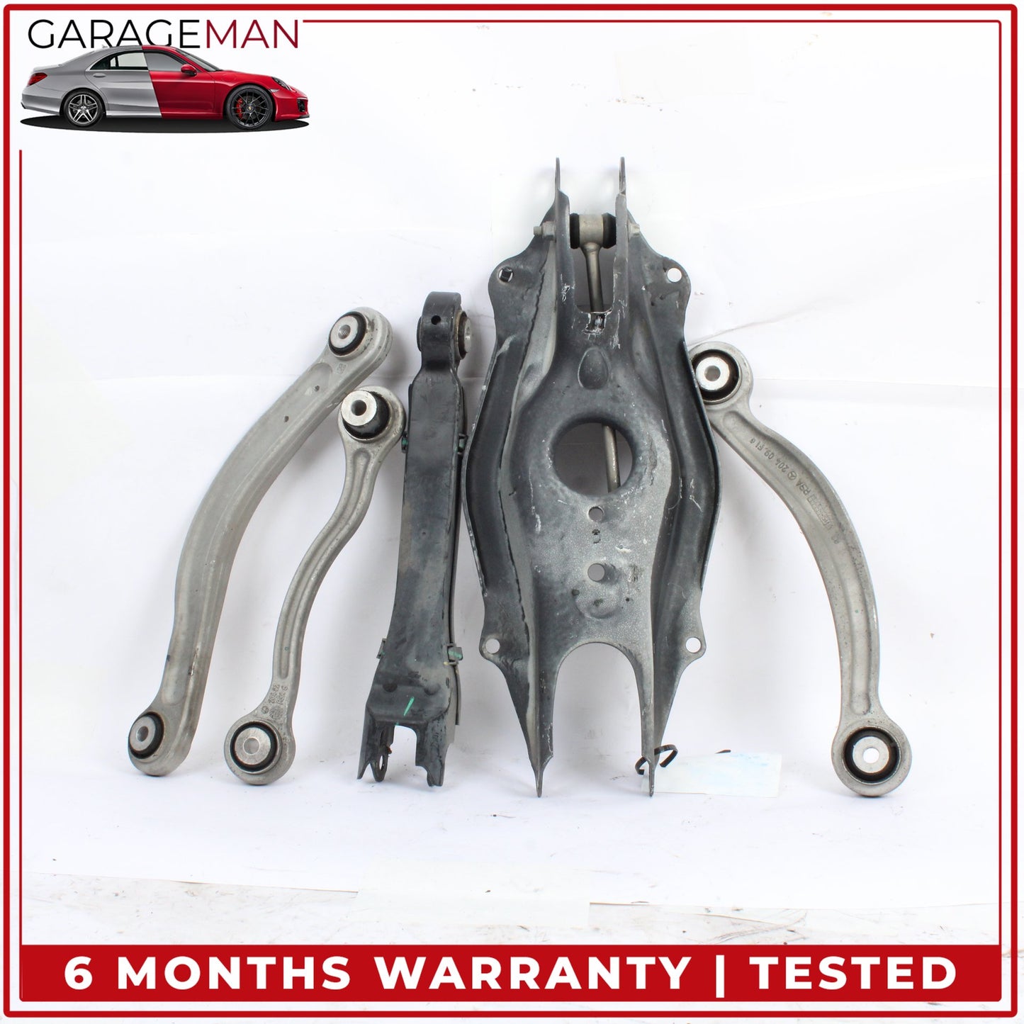2015-2023 Mercedes W205 C300 Rear Left Driver Side Control Arm Set of 6 OEM