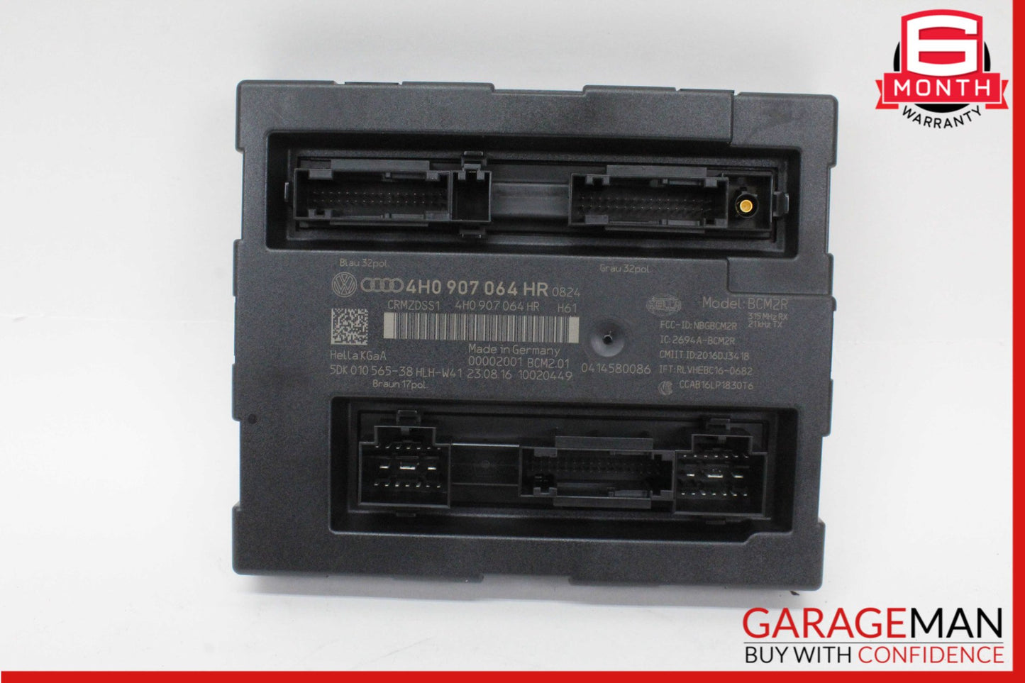 2012-2018 Audi A6 A7 BCM Body Comfort Control Module Unit 4H0907064HR OEM