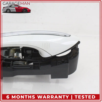 2011-2016 BMW 550i Front Right Passenger Side Exterior Door Handle White OEM