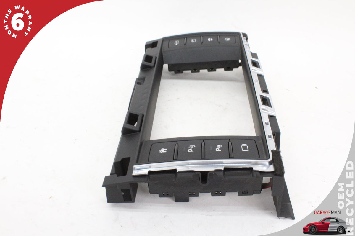 2016-2020 Jaguar XF X260 Front Center Dash Display Screen Trim w/ Switches OEM