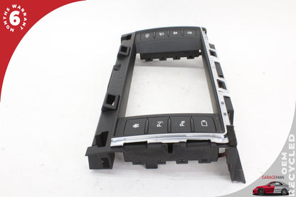 2016-2020 Jaguar XF X260 Front Center Dash Display Screen Trim w/ Switches OEM