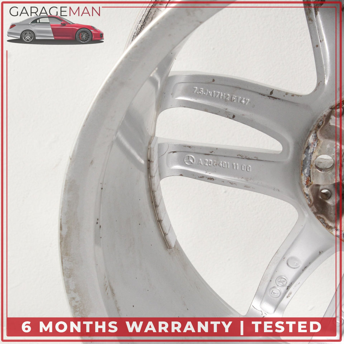 2012-2014 Mercedes W204 C250 C350 Front Wheel Rim 7.5JX17H2 ET47 2044011100 OEM
