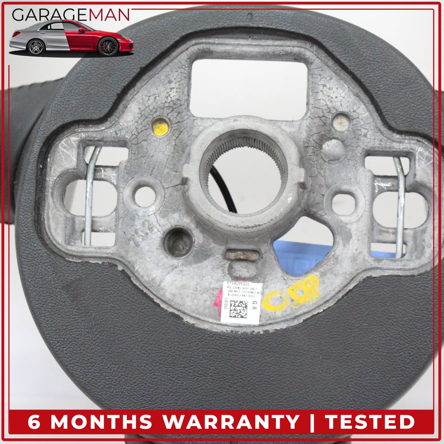 2012-2018 Audi A6 Front Left Steering Wheel w/ Paddle Shifters 4G0419091S OEM