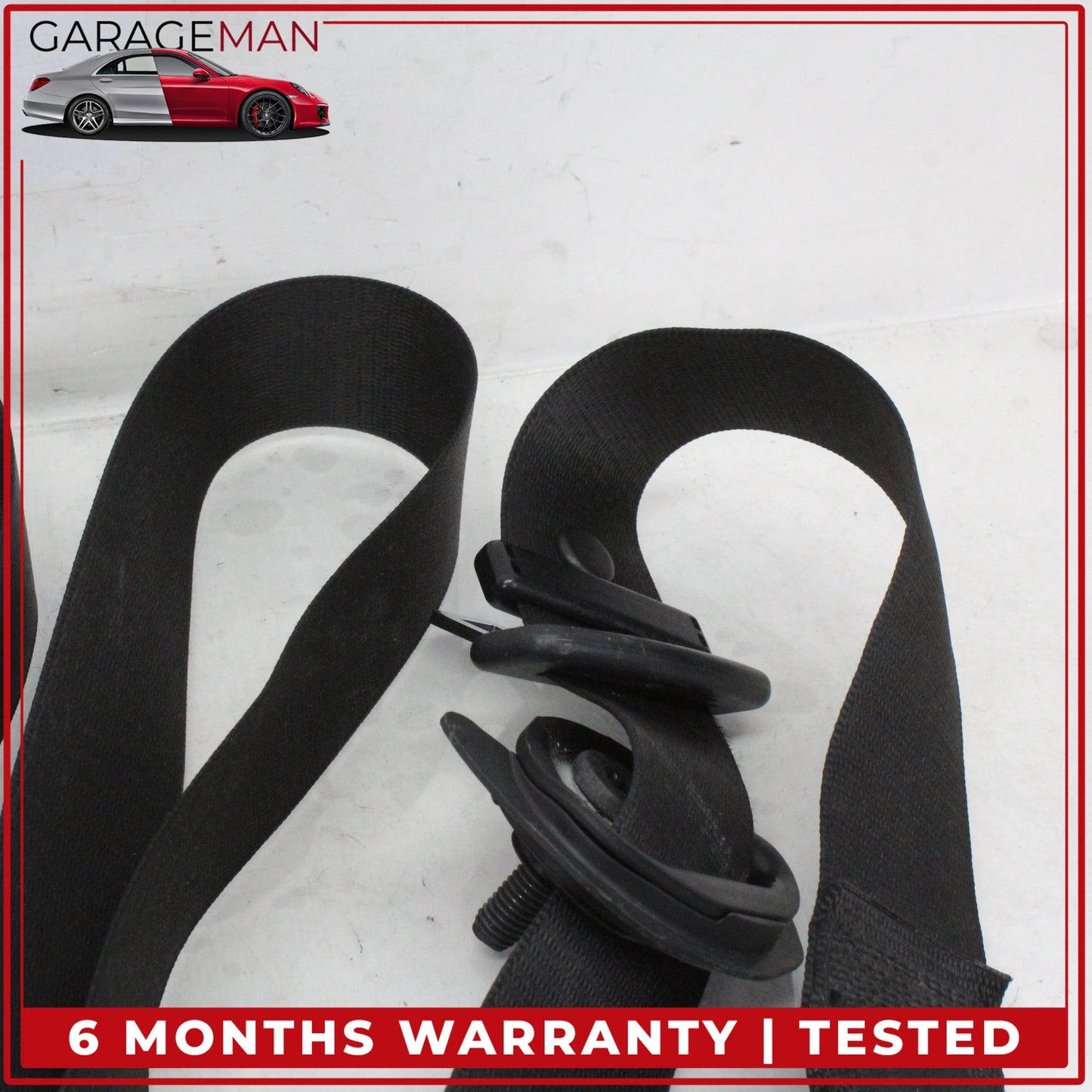 2011-2018 BMW X3 X4 F25 F26 Front Left Driver Side Seat Belt Black OEM