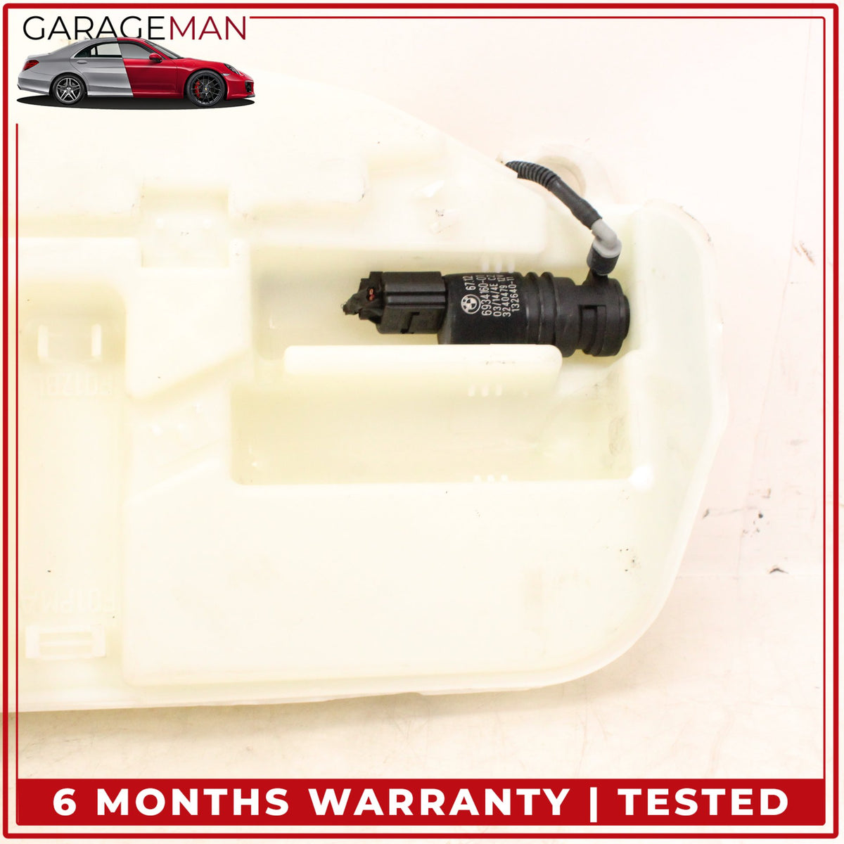 2009-2019 BMW 640i F12 Windshield Washer Fluid Reservoir Tank 7269667 OEM