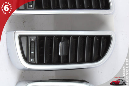 2011-2018 Porsche Cayenne 958 Front Dash Center Left &amp; Right AC Air Vent Set OEM