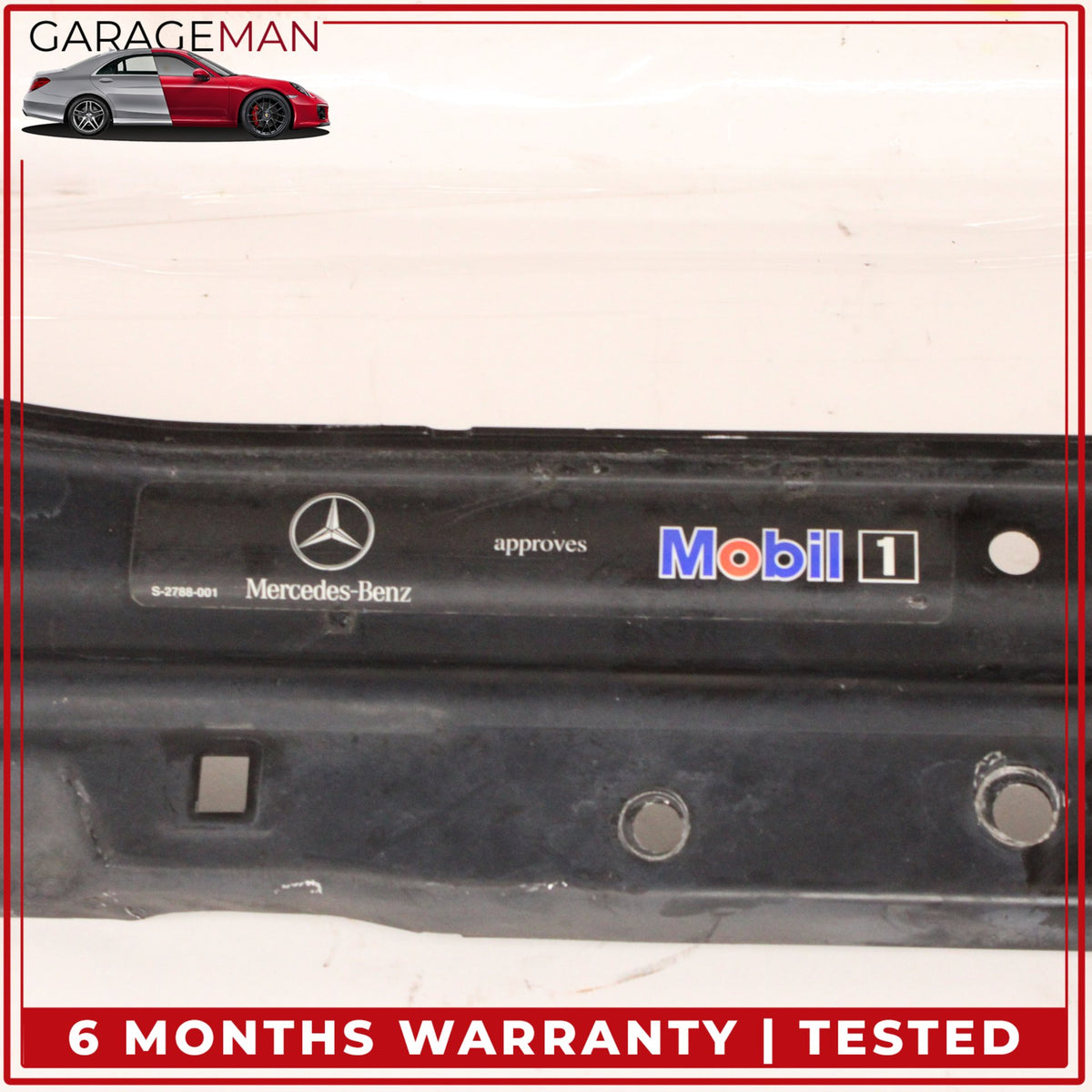 2003-2009 Mercedes W211 E350 Upper Radiator Support Frame Bracket Bar OEM
