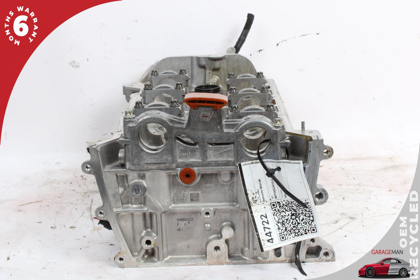 2015-2018 Porsche Macan 95B 3.0L Engine Left Side Cylinder Head 946104106AR OEM