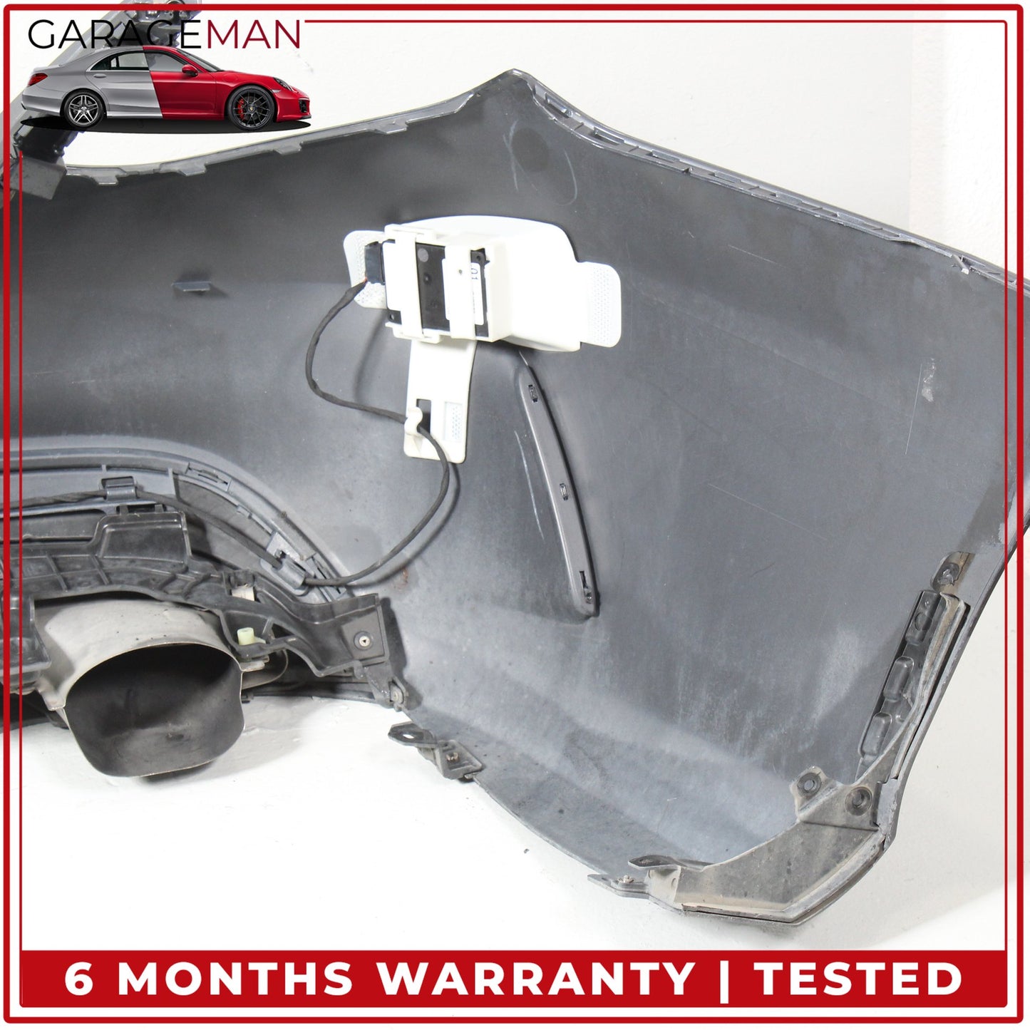 2015-2018 Mercedes W205 C300 Sedan Sport Rear Bumper Cover Assembly Gray OEM