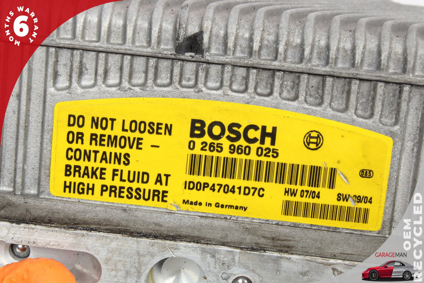 2003-2008 Mercedes-Benz SL500 R230 Convertible ABS Anti Lock Brake Pump Module 0004301394 OEM