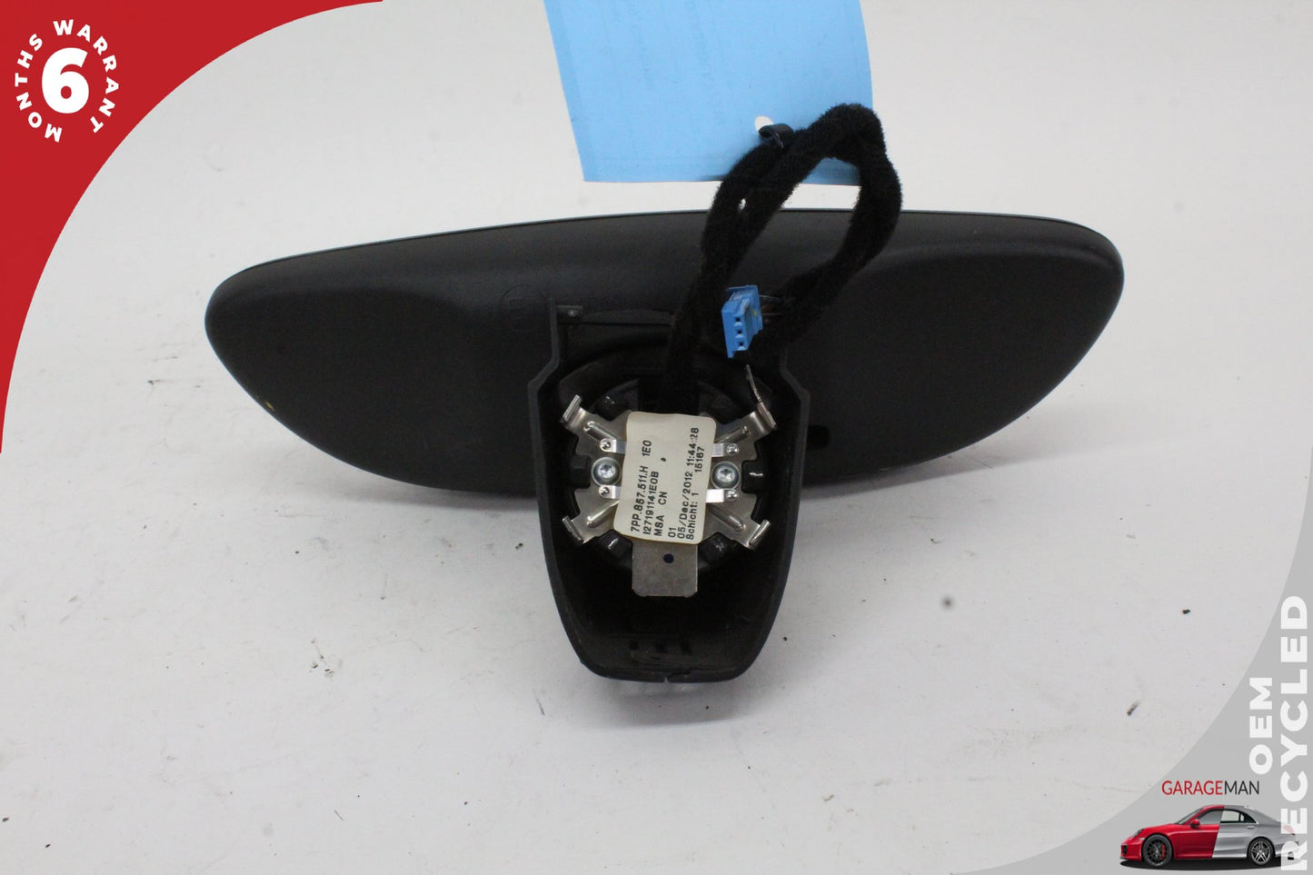 2010-2016 Porsche Cayenne 958 Panamera Macan Interior Rear View Mirror Black OEM