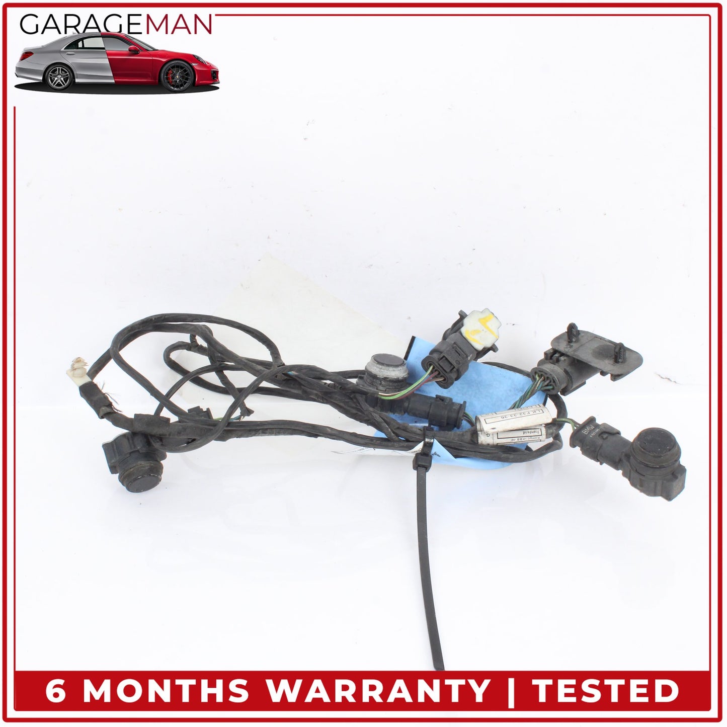 2014-2020 BMW 428i F36 Front Bumper Parking Sensors w/ Wire Harness 9337191 OEM