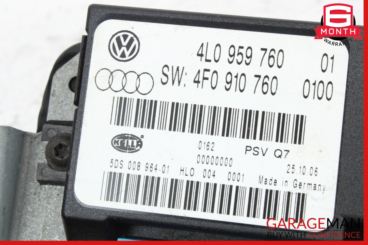 2007-2009 Audi Q7 4L Station Wagon Front Left Seat Control Module 4L0959760 OEM