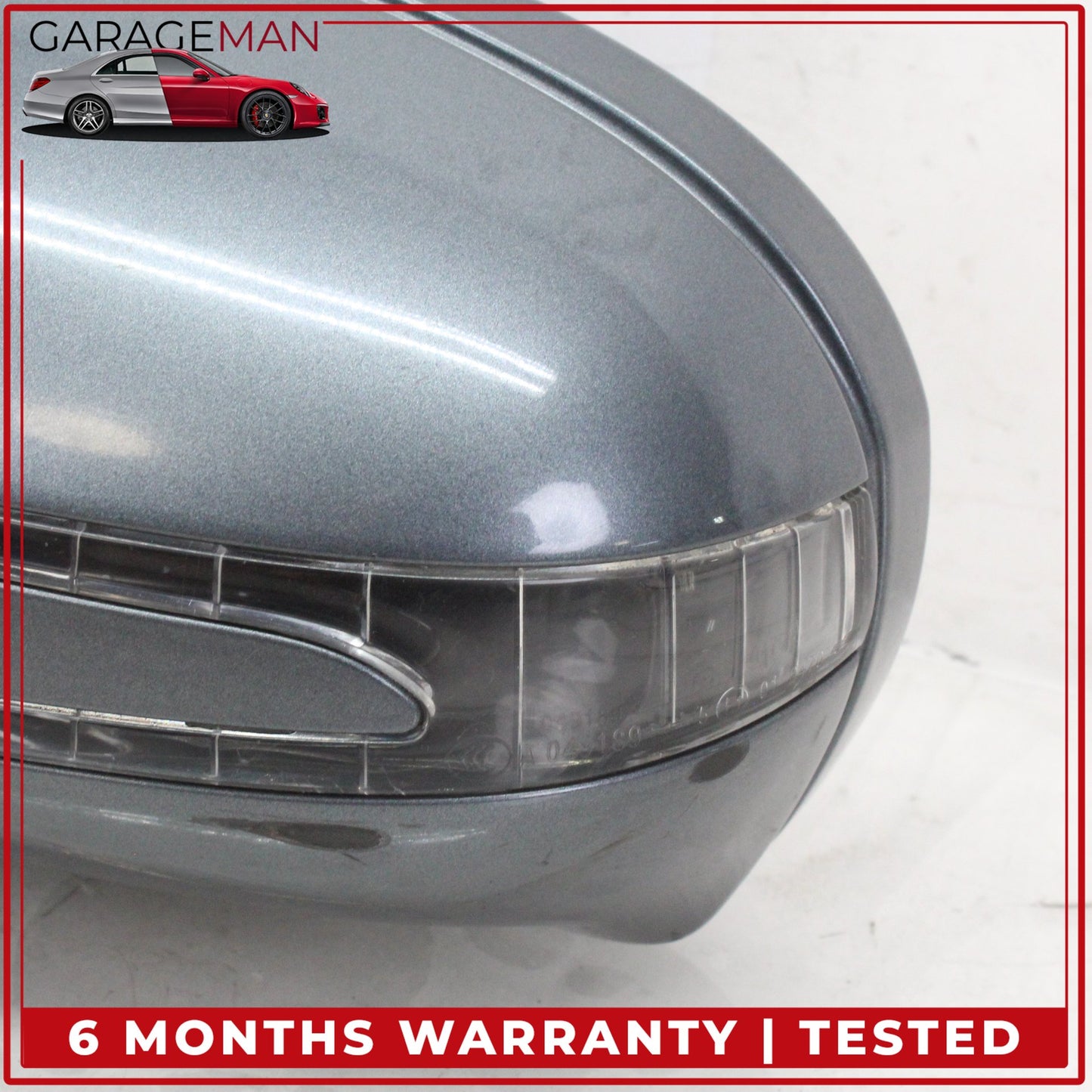 2009-2011 Mercedes W219 CLS550 Front Left Side Door Rear View Mirror Gray OEM