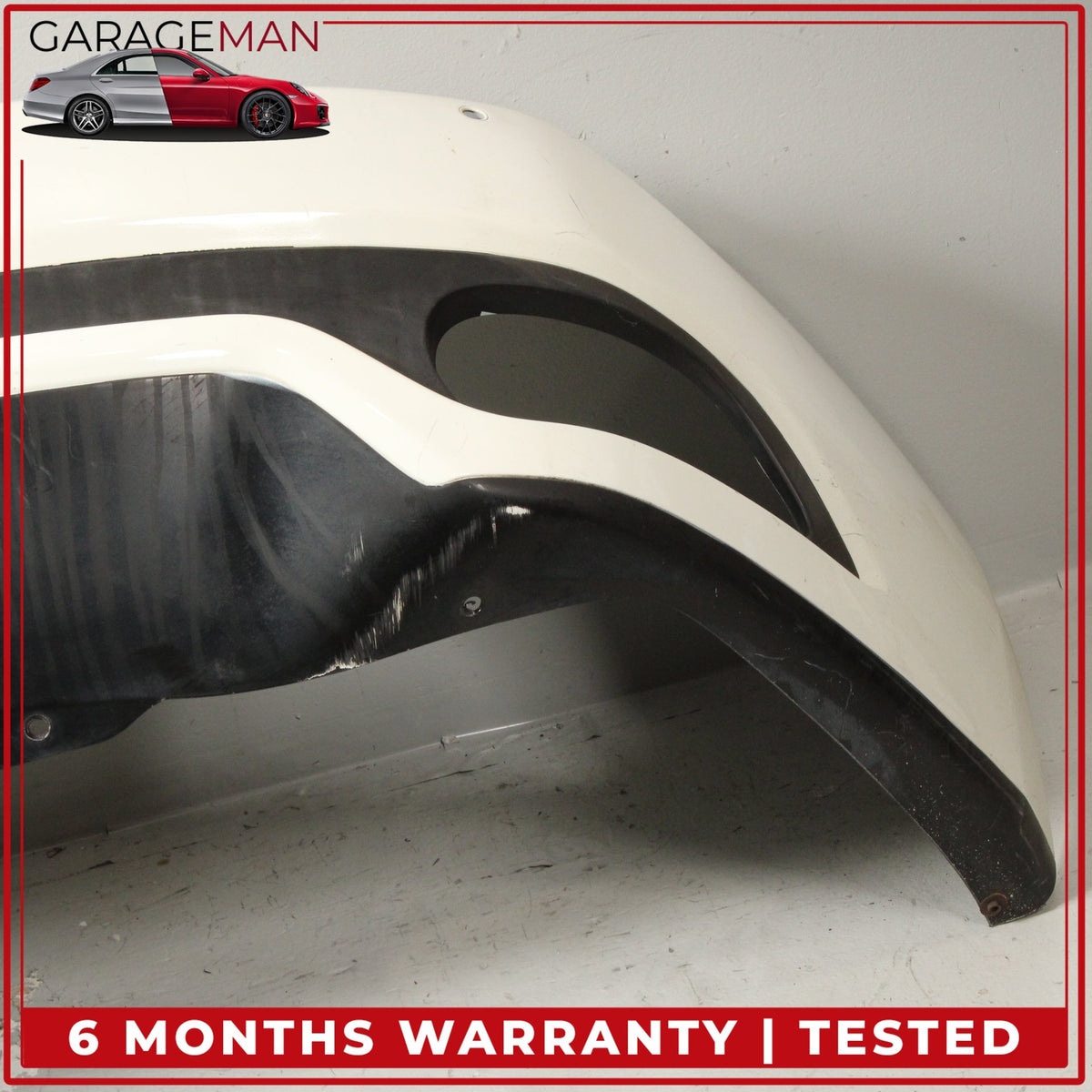 2008-2019 Maserati GranTurismo M145 GranCabrio Rear Bumper Cover White OEM