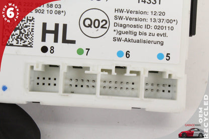 2015-2019 Mercedes W205 C300 C350e Rear Left Door Control Module 2229002108 OEM