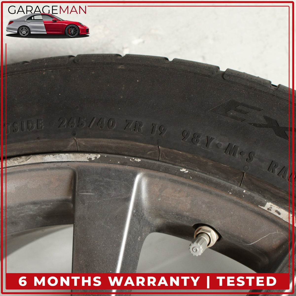 2014-2024 Infiniti Q50 V37 Front or Rear Wheel Rim w/ Tire 9Jx19 D0C004HK9C OEM