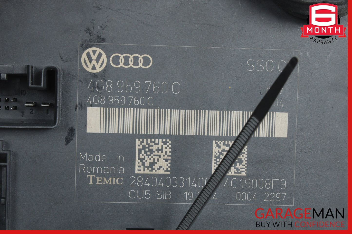 2012-2018 Audi S7 Front Left or Right Seat Backrest Control Module 4G8959760C