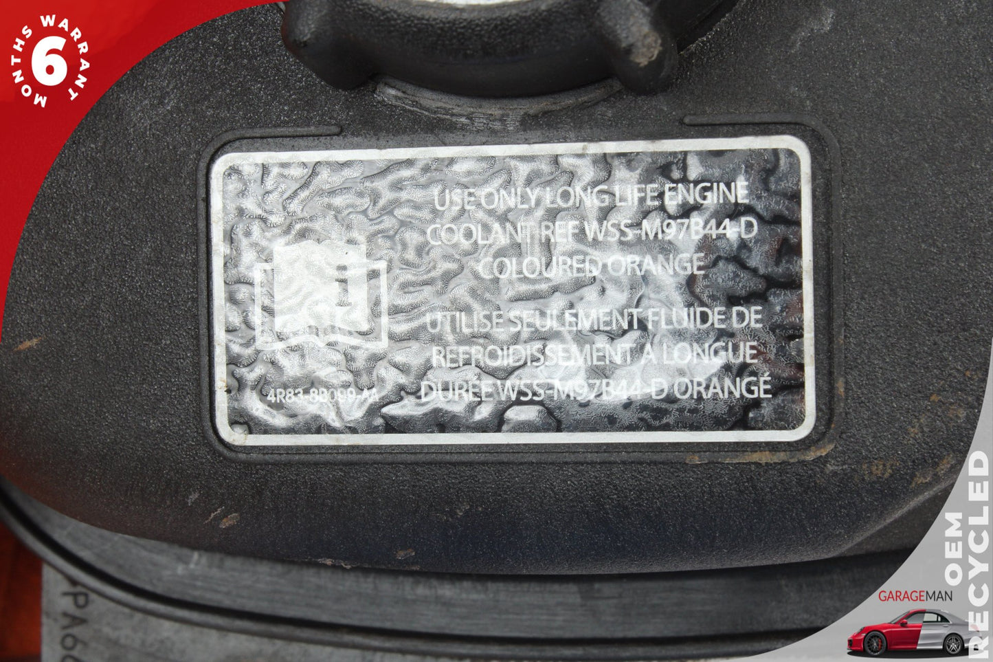 1997-2006 Jaguar XK8 X100 Expansion Coolant Water Reservoir Tank MJD4400AB OEM