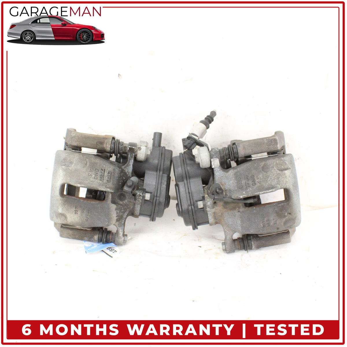 2012-2018 Audi A6 A7 Rear Left and Rear Right Side Brake Caliper Set OEM