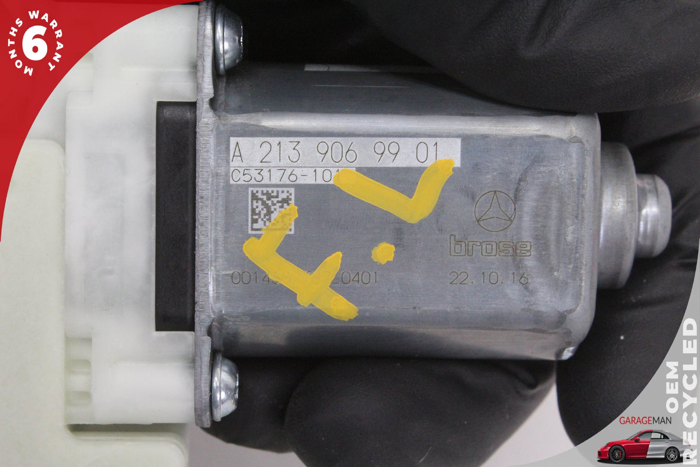 17-19 Mercedes-Benz E400 W213 Wagon Front Left Window Regulator Motor 213906990