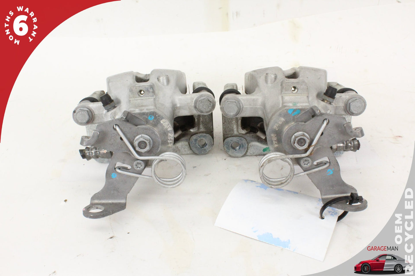 2012-2019 Fiat 500e Rear Left and Right Side Brake Caliper Set 68088923AA OEM